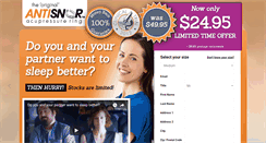 Desktop Screenshot of antisnor.com