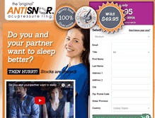 Tablet Screenshot of antisnor.com