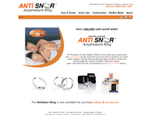 Tablet Screenshot of antisnor.co.nz